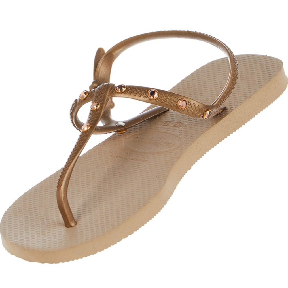 Havaianas Swarovski studded sandals